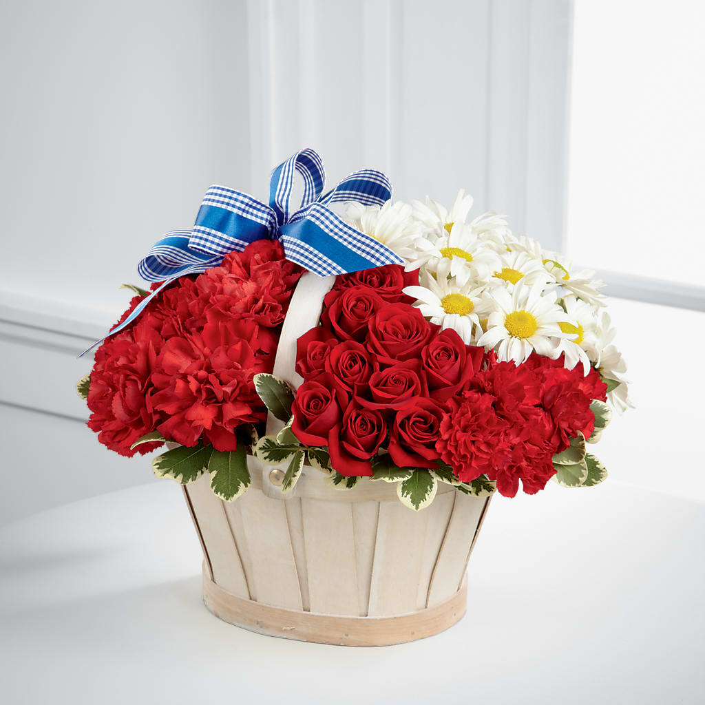 Justice Basket – BLOOMERS FLOWER & ASHLEY JO ANTIQUES, Corry PA