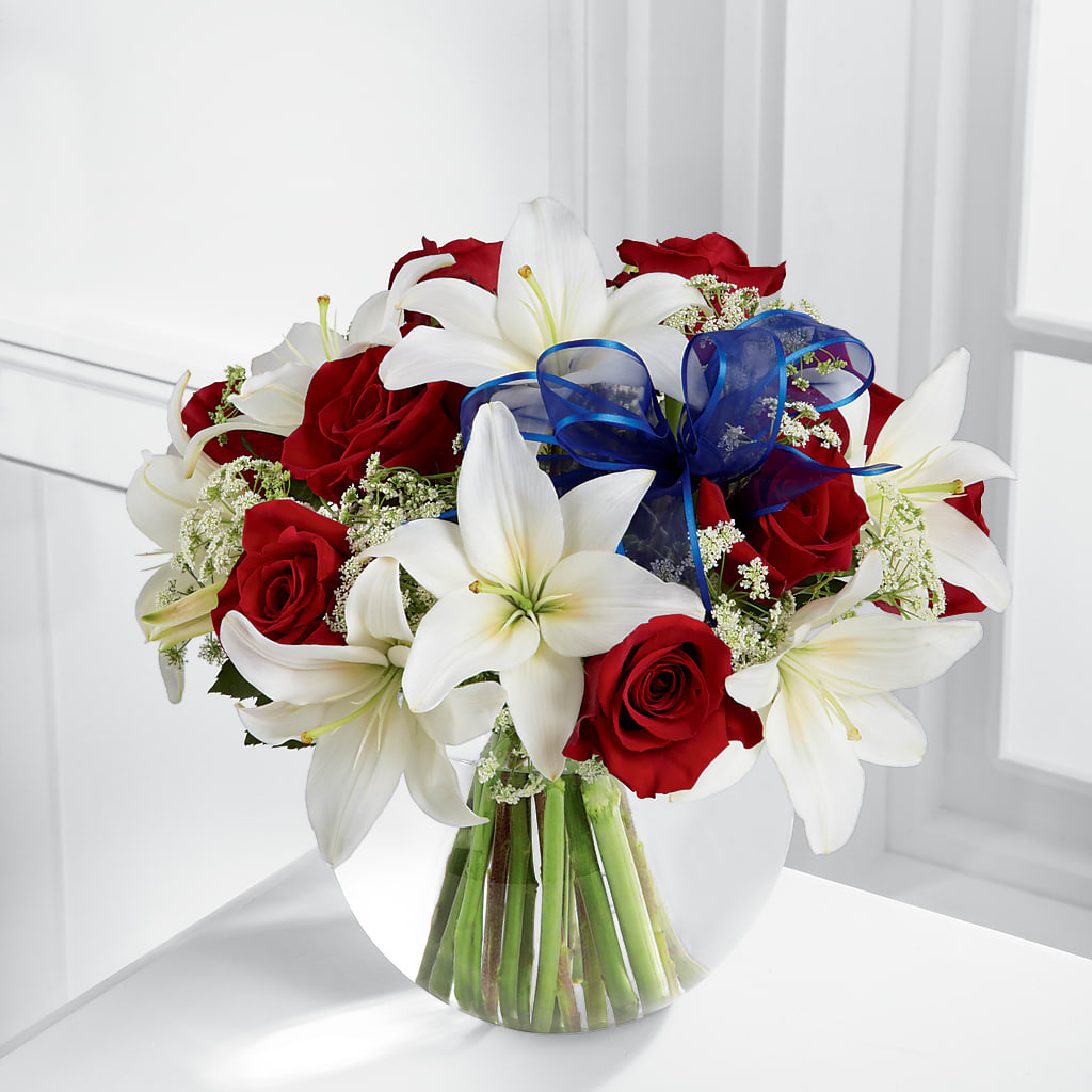 Independence Bouquet – BLOOMERS FLOWER & ASHLEY JO ANTIQUES, Corry PA