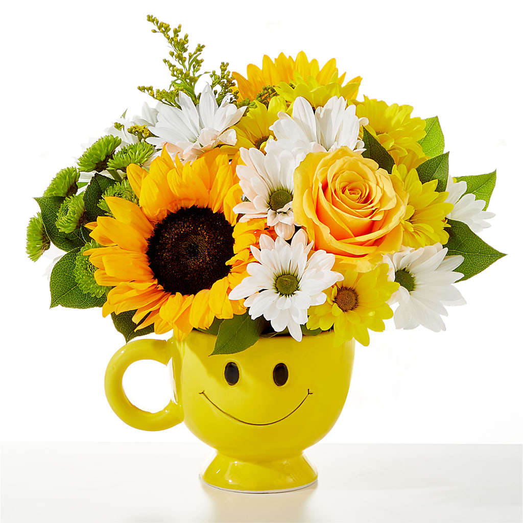 Be Happy Bouquet – BLOOMERS FLOWER & ASHLEY JO ANTIQUES, Corry PA