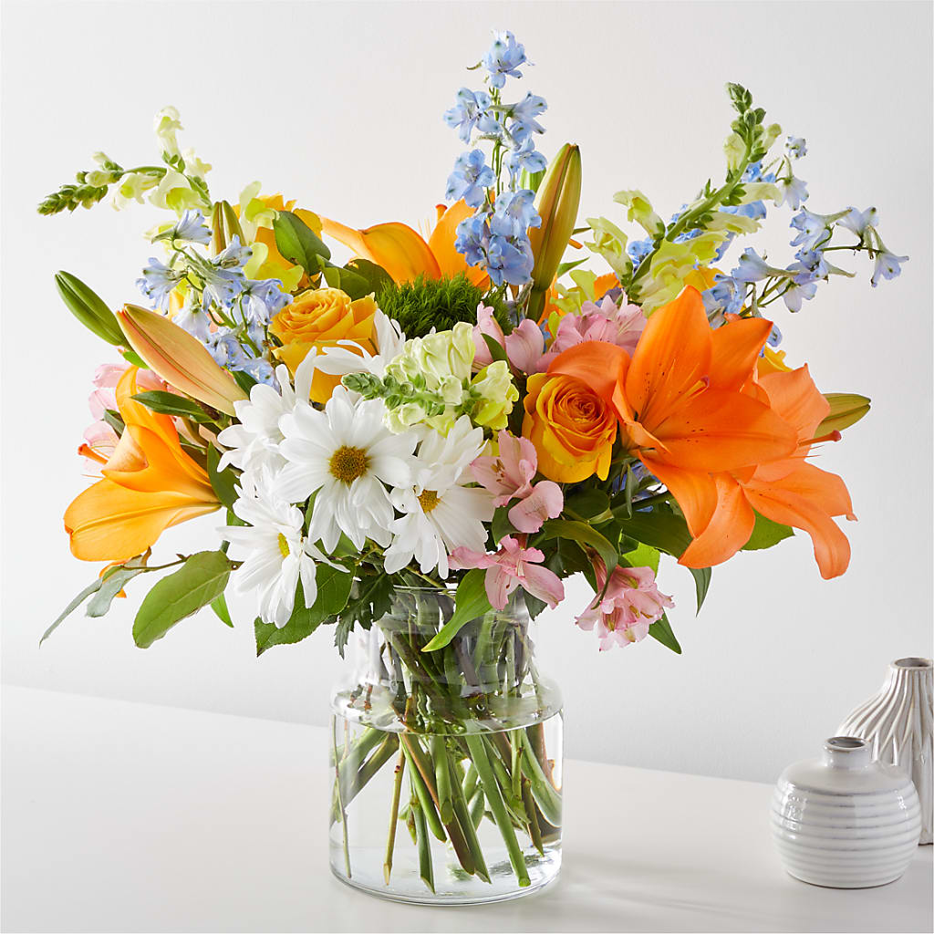 Sun Salutation Bouquet – BLOOMERS FLOWER & ASHLEY JO ANTIQUES, Corry PA