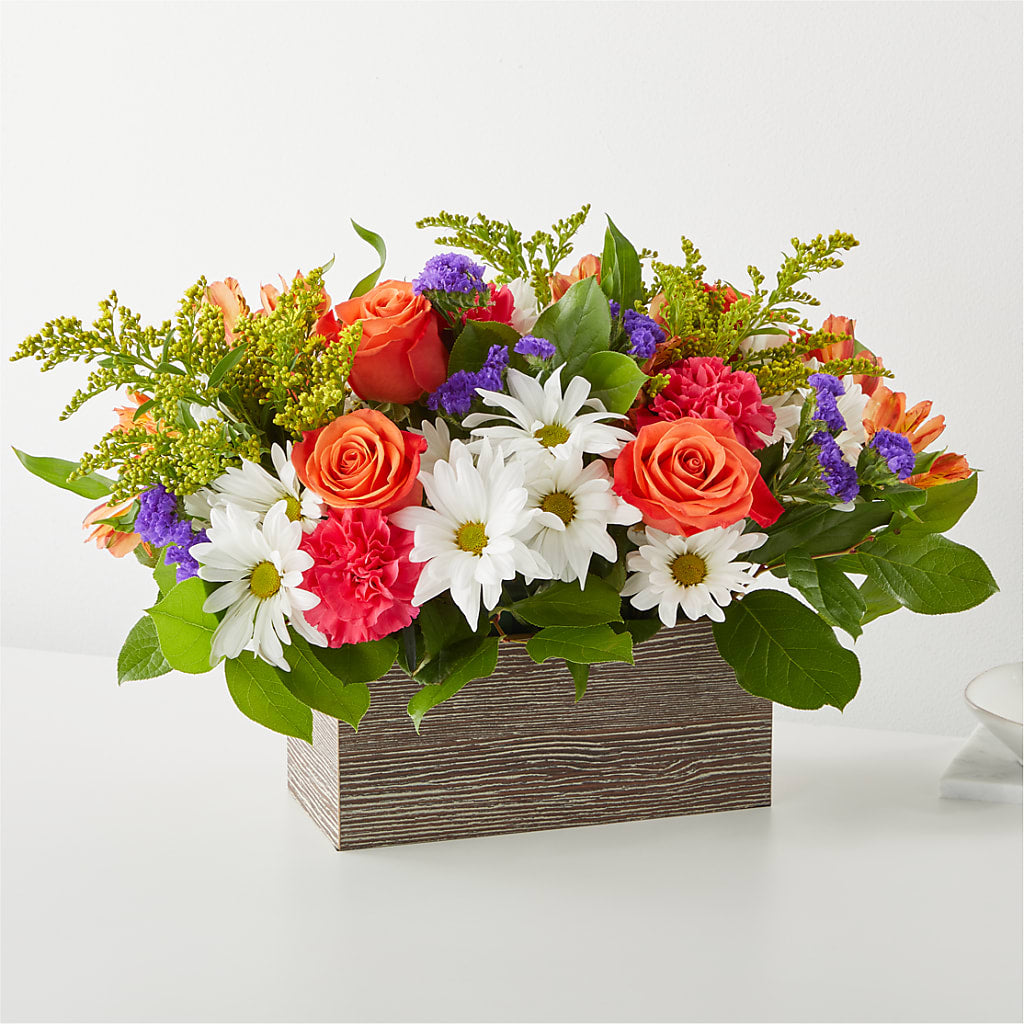 Oopsie Daisy Box Bouquet – BLOOMERS FLOWER & ASHLEY JO ANTIQUES, Corry PA