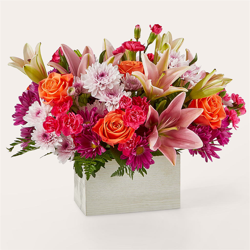 Light of My Life Box Bouquet – BLOOMERS FLOWER & ASHLEY JO ANTIQUES, Corry PA