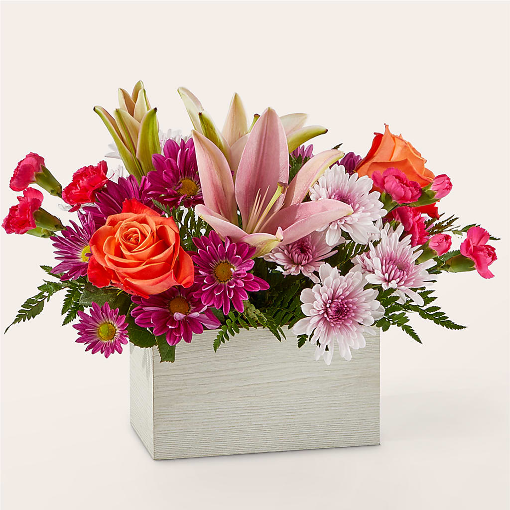 Light of My Life Box Bouquet – BLOOMERS FLOWER & ASHLEY JO ANTIQUES, Corry PA