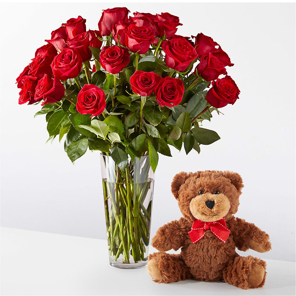 Romantic Long Stem Red Rose Bouquet Bundles – BLOOMERS FLOWER & ASHLEY JO ANTIQUES, Corry PA