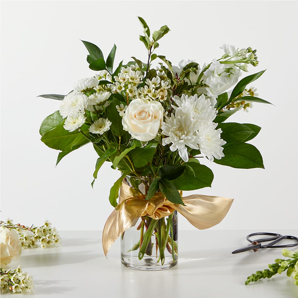 New Beginnings – A Florist Original – BLOOMERS FLOWER & ASHLEY JO ANTIQUES, Corry PA