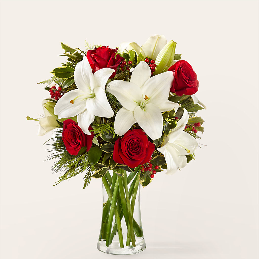 Sparkling Snowflakes Bouquet – BLOOMERS FLOWER & ASHLEY JO ANTIQUES, Corry PA