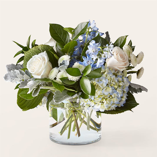 Clear Skies Bouquet – BLOOMERS FLOWER & ASHLEY JO ANTIQUES, Corry PA