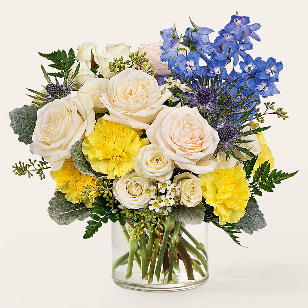 Lemon Sorbet Bouquet – BLOOMERS FLOWER & ASHLEY JO ANTIQUES, Corry PA