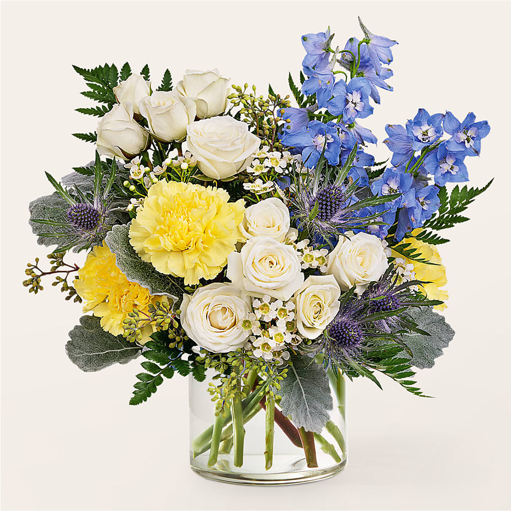 Lemon Sorbet Bouquet – BLOOMERS FLOWER & ASHLEY JO ANTIQUES, Corry PA