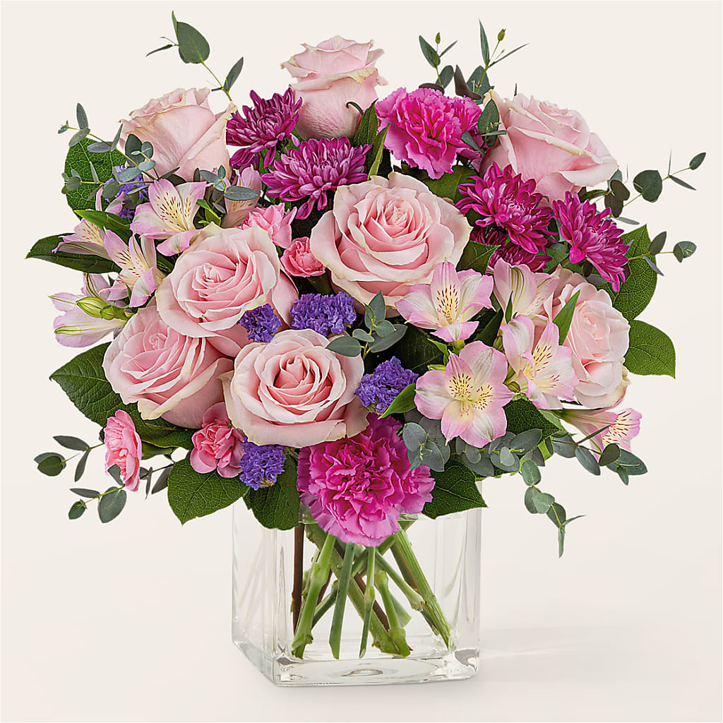 Rosy Radiance Bouquet – BLOOMERS FLOWER & ASHLEY JO ANTIQUES, Corry PA