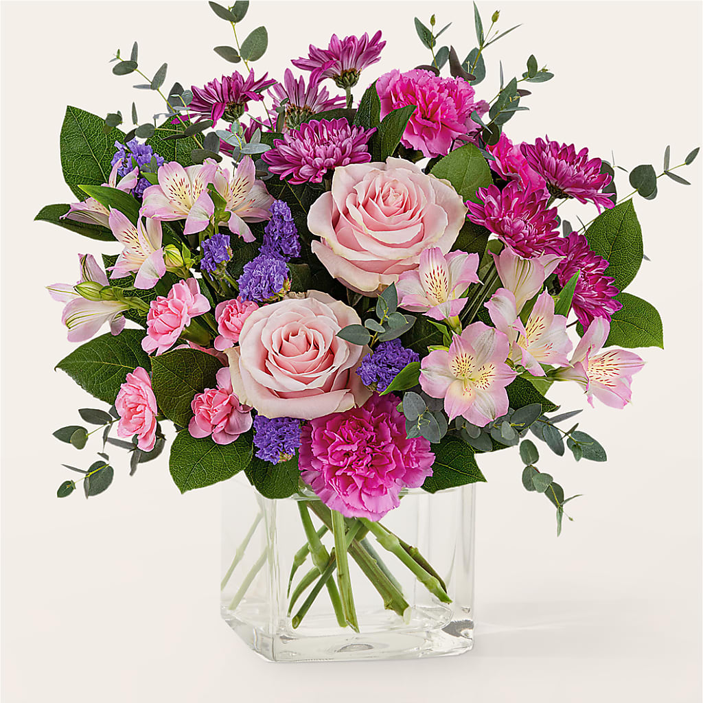Rosy Radiance Bouquet – BLOOMERS FLOWER & ASHLEY JO ANTIQUES, Corry PA