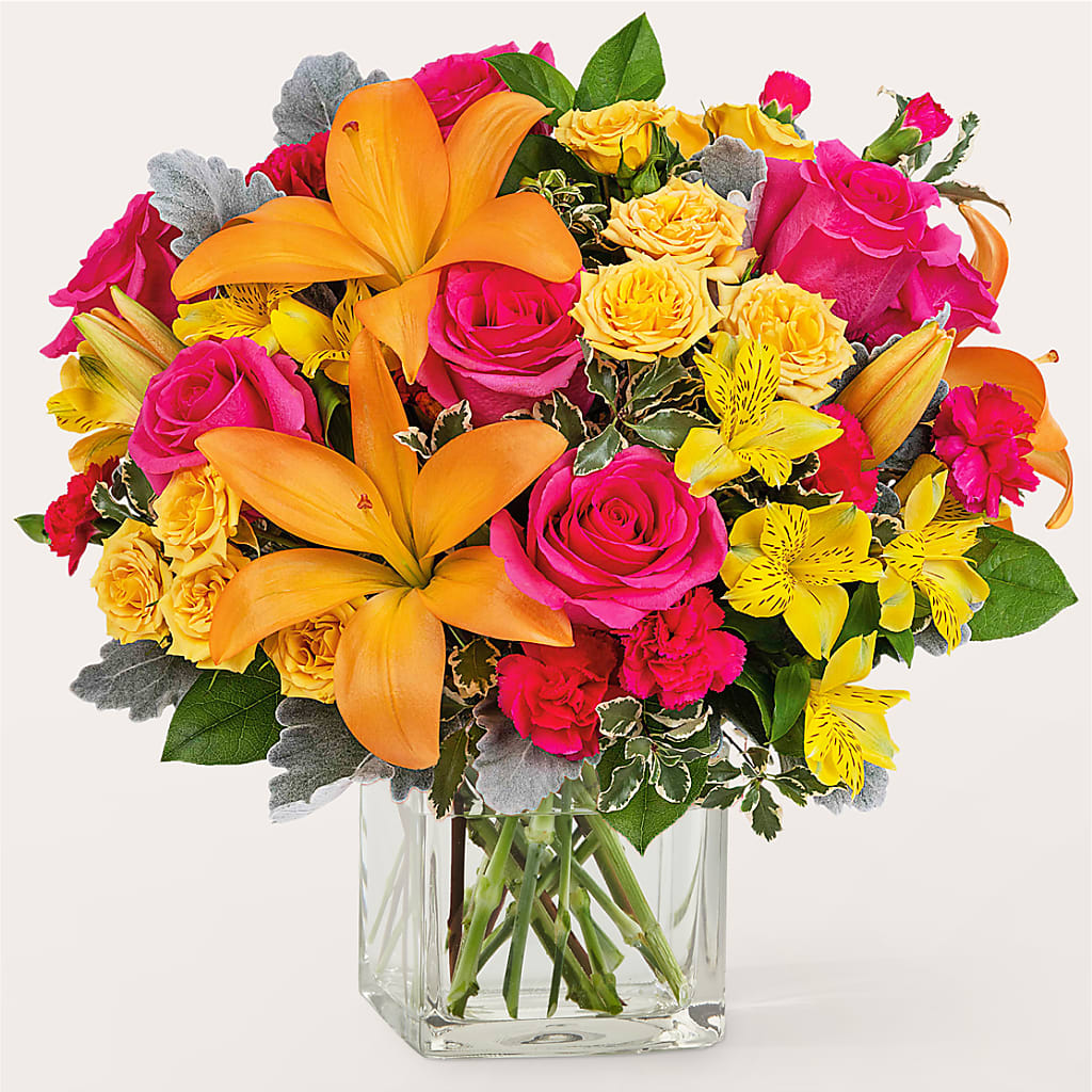 To the Tropics Bouquet – BLOOMERS FLOWER & ASHLEY JO ANTIQUES, Corry PA