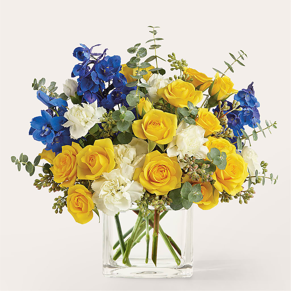 Sparkling Citrine Bouquet – BLOOMERS FLOWER & ASHLEY JO ANTIQUES, Corry PA