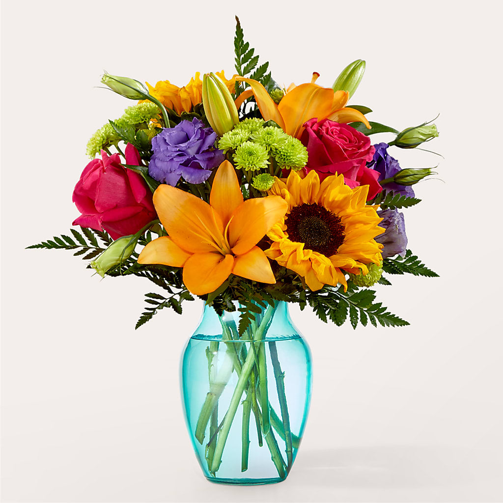 Double Rainbow Bouquet – BLOOMERS FLOWER & ASHLEY JO ANTIQUES, Corry PA