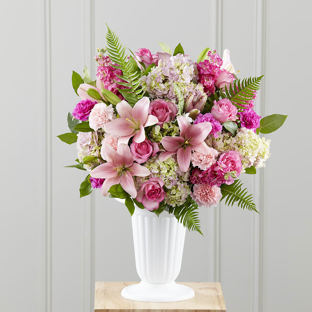 Never-Ending Love Arrangement – BLOOMERS FLOWER & ASHLEY JO ANTIQUES, Corry PA
