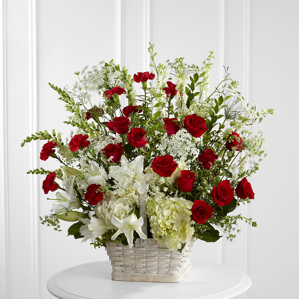 In Loving Memory Arrangement – BLOOMERS FLOWER & ASHLEY JO ANTIQUES, Corry PA