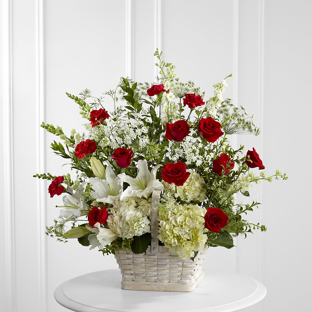 In Loving Memory Arrangement – BLOOMERS FLOWER & ASHLEY JO ANTIQUES, Corry PA