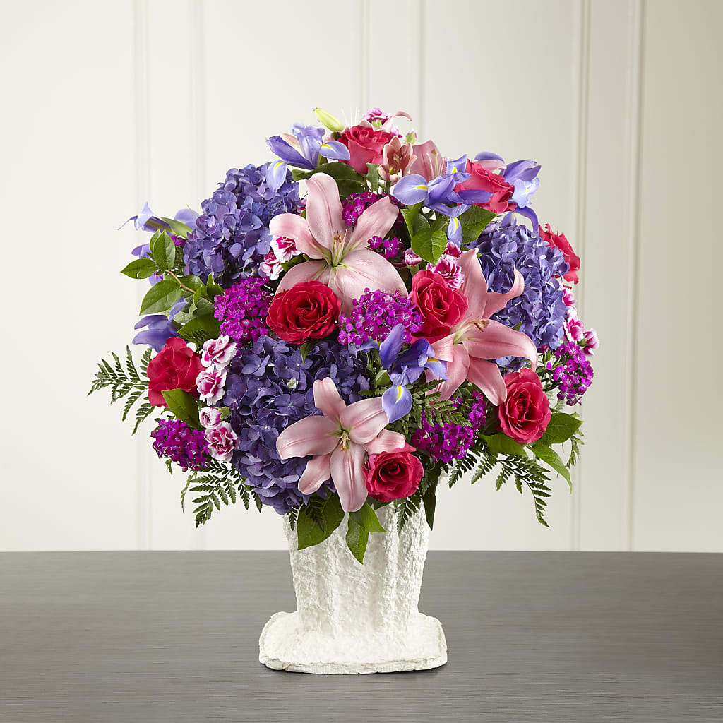 We Fondly Remember Arrangement – BLOOMERS FLOWER & ASHLEY JO ANTIQUES, Corry PA