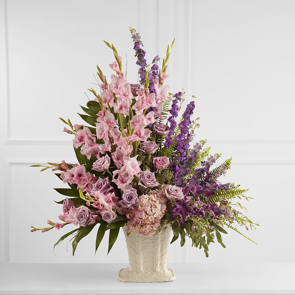 Flowing Garden Arrangement – BLOOMERS FLOWER & ASHLEY JO ANTIQUES, Corry PA