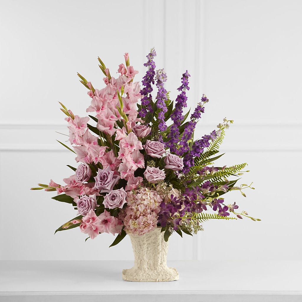 Flowing Garden Arrangement – BLOOMERS FLOWER & ASHLEY JO ANTIQUES, Corry PA