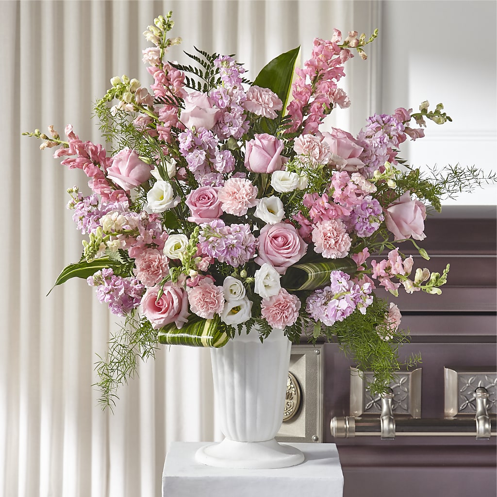 Divine Comfort Arrangement – BLOOMERS FLOWER & ASHLEY JO ANTIQUES, Corry PA