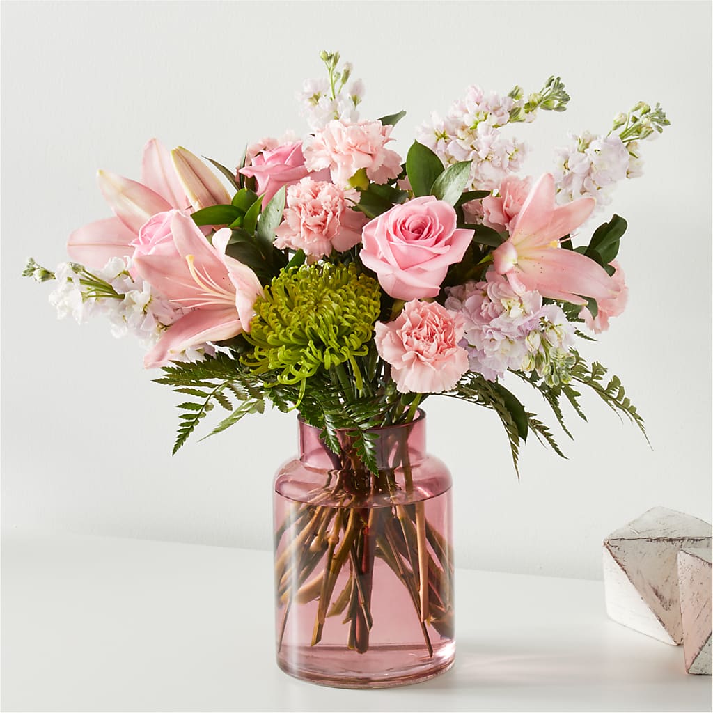 Pretty in Pink Bouquet – BLOOMERS FLOWER & ASHLEY JO ANTIQUES, Corry PA