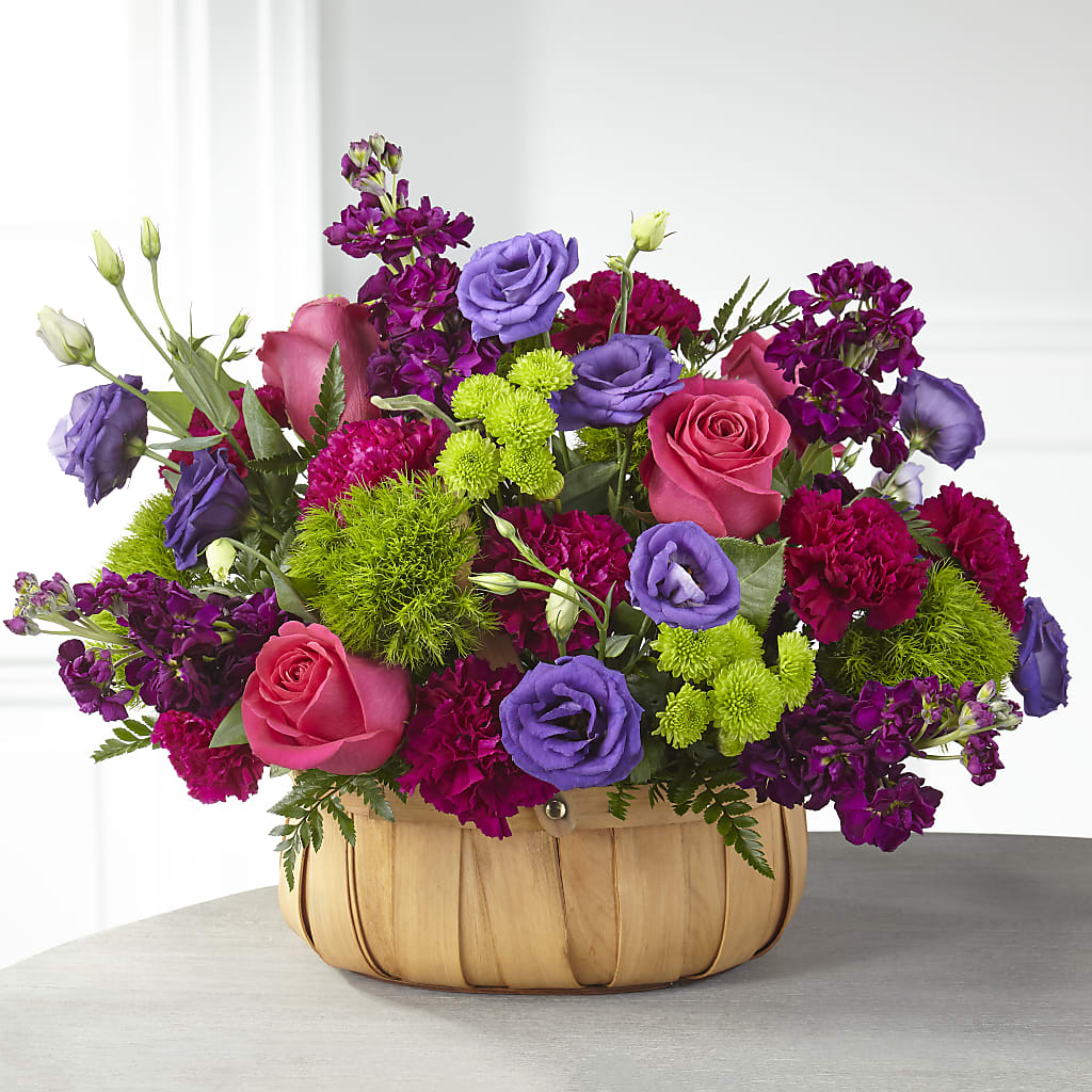Serene Sanctuary Basket – BLOOMERS FLOWER & ASHLEY JO ANTIQUES, Corry PA