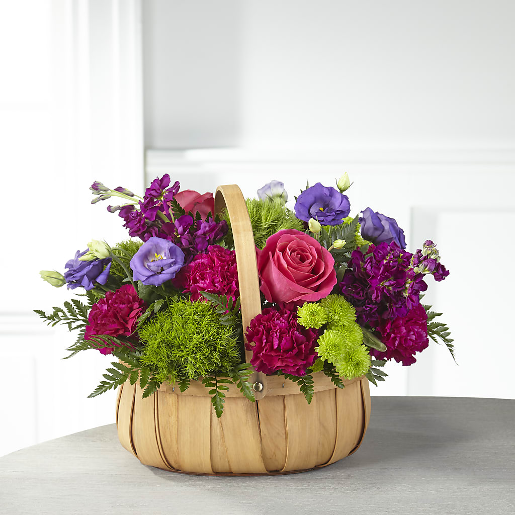 Serene Sanctuary Basket – BLOOMERS FLOWER & ASHLEY JO ANTIQUES, Corry PA