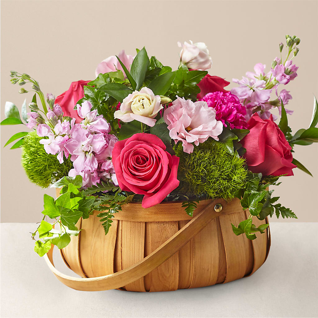 Radiance in Bloom Basket – BLOOMERS FLOWER & ASHLEY JO ANTIQUES, Corry PA