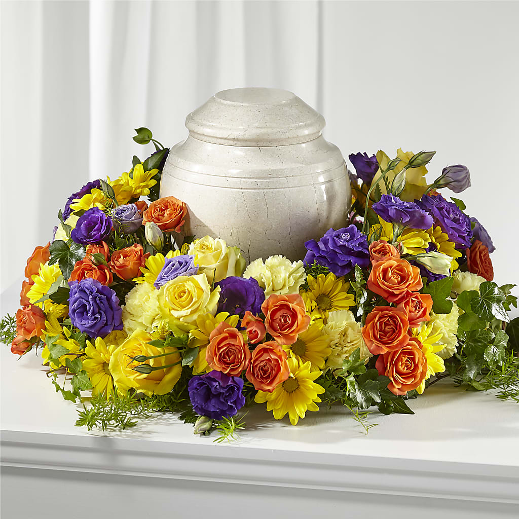 Blossoms of Remembrance Cremation Adornment – BLOOMERS FLOWER & ASHLEY JO ANTIQUES, Corry PA