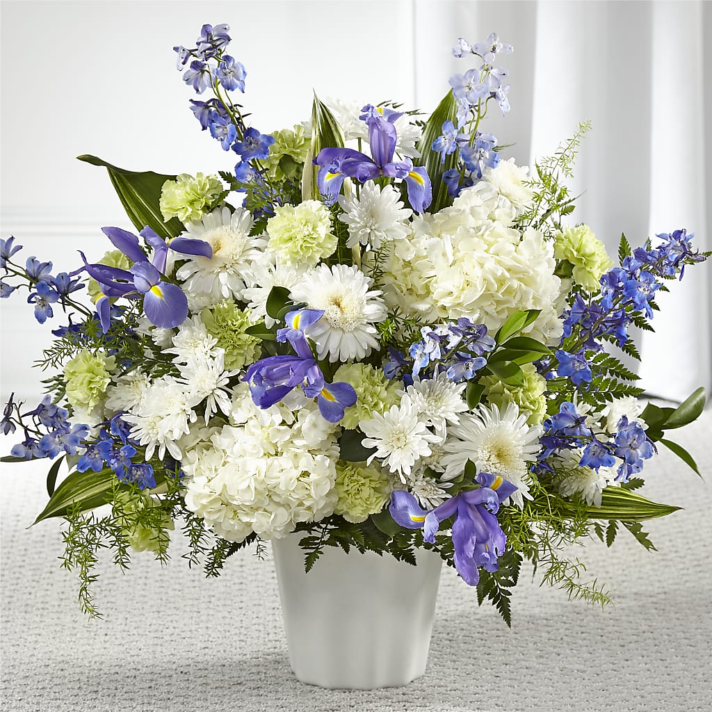 Soft Serenity Floor Basket – BLOOMERS FLOWER & ASHLEY JO ANTIQUES, Corry PA