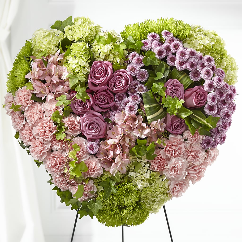 Heartwarming Standing Heart – BLOOMERS FLOWER & ASHLEY JO ANTIQUES, Corry PA