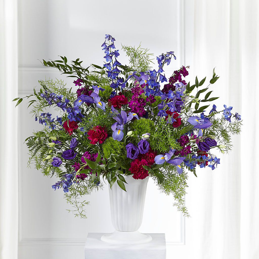Memorial of Life Arrangement – BLOOMERS FLOWER & ASHLEY JO ANTIQUES, Corry PA