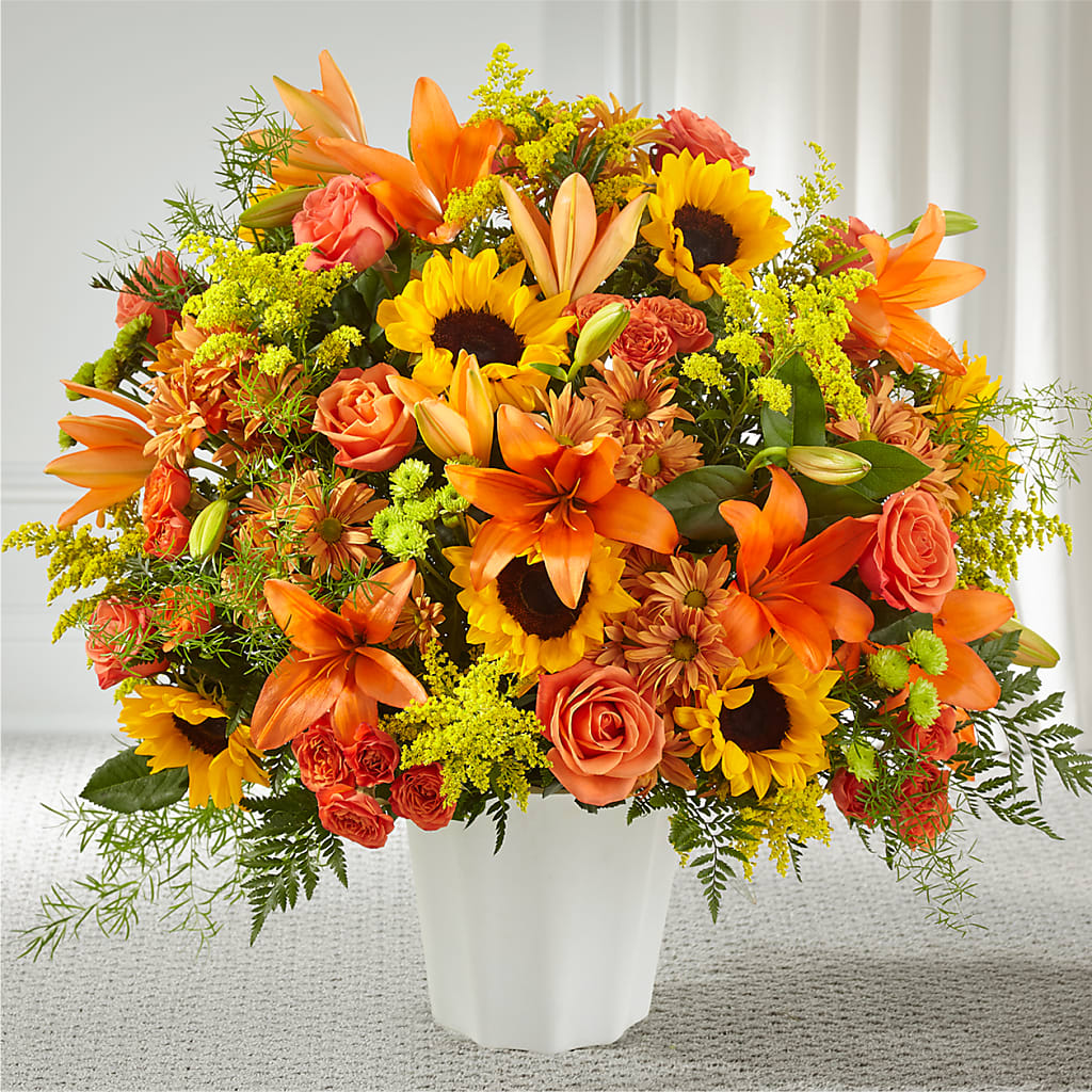 Harvest Thoughts Floor Basket – BLOOMERS FLOWER & ASHLEY JO ANTIQUES, Corry PA