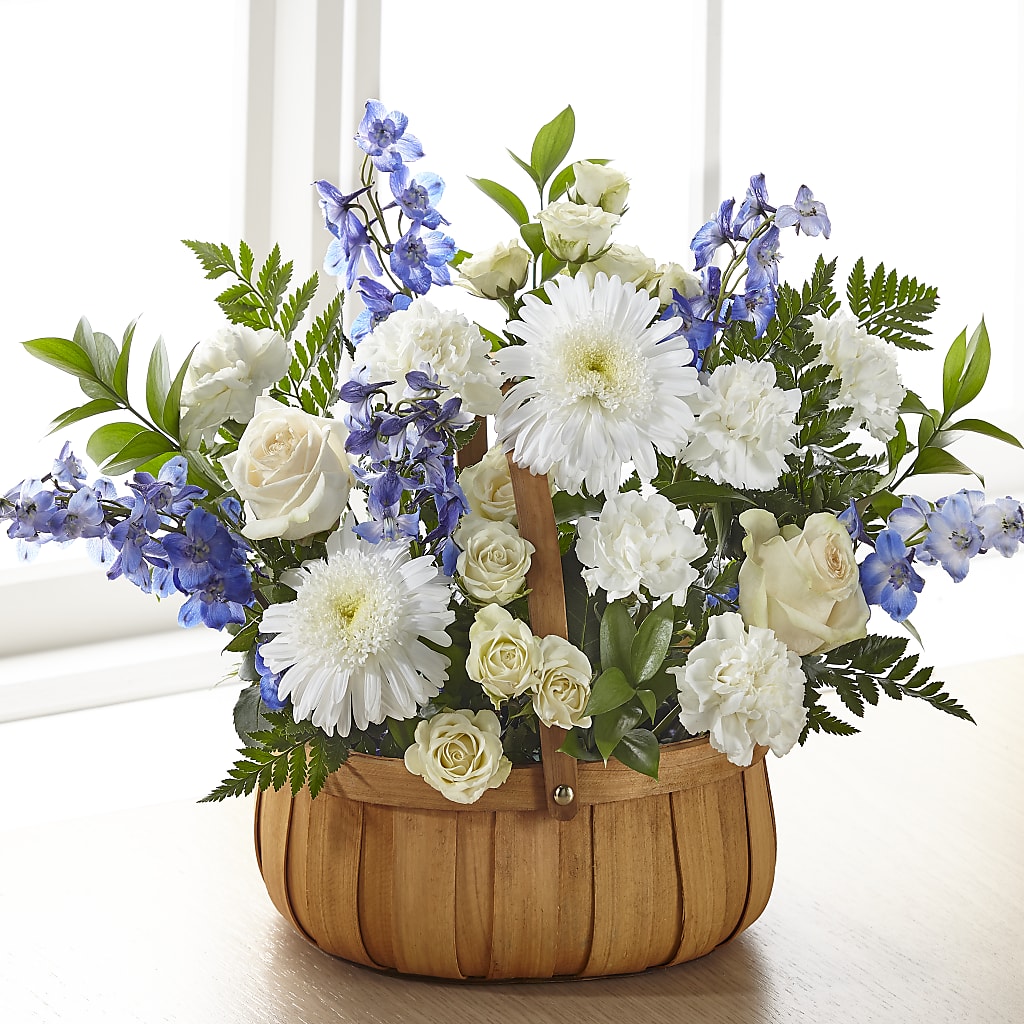 Harmony & Grace Basket – BLOOMERS FLOWER & ASHLEY JO ANTIQUES, Corry PA