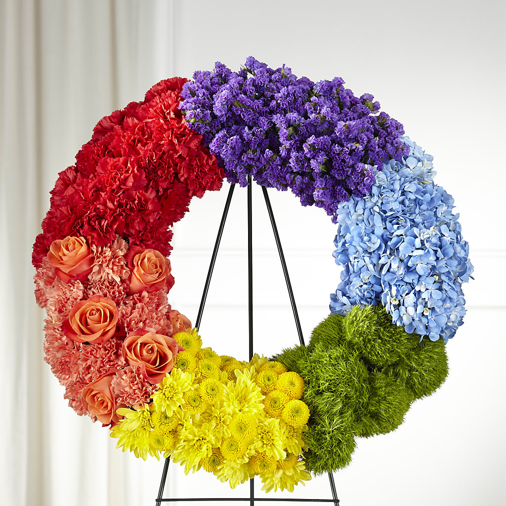 Circle of Love Wreath – BLOOMERS FLOWER & ASHLEY JO ANTIQUES, Corry PA