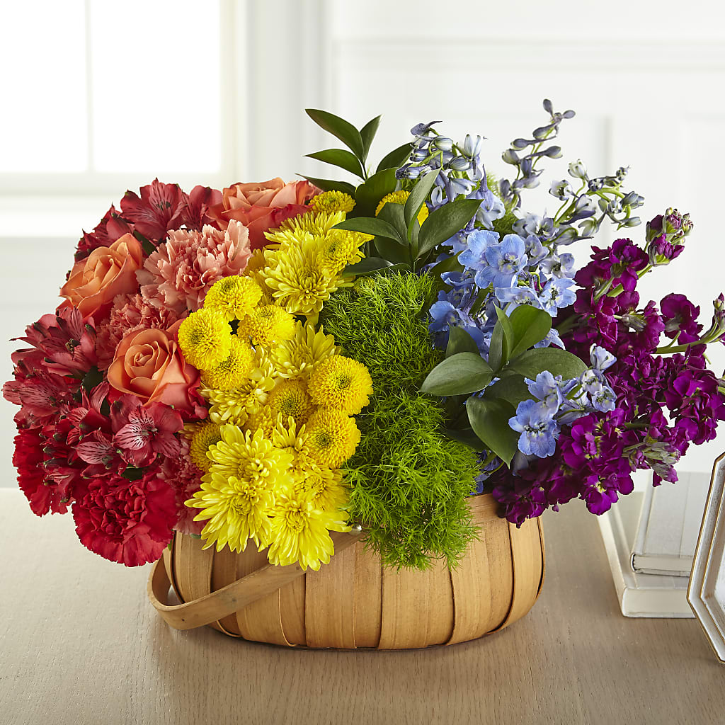 Prideful Basket – BLOOMERS FLOWER & ASHLEY JO ANTIQUES, Corry PA