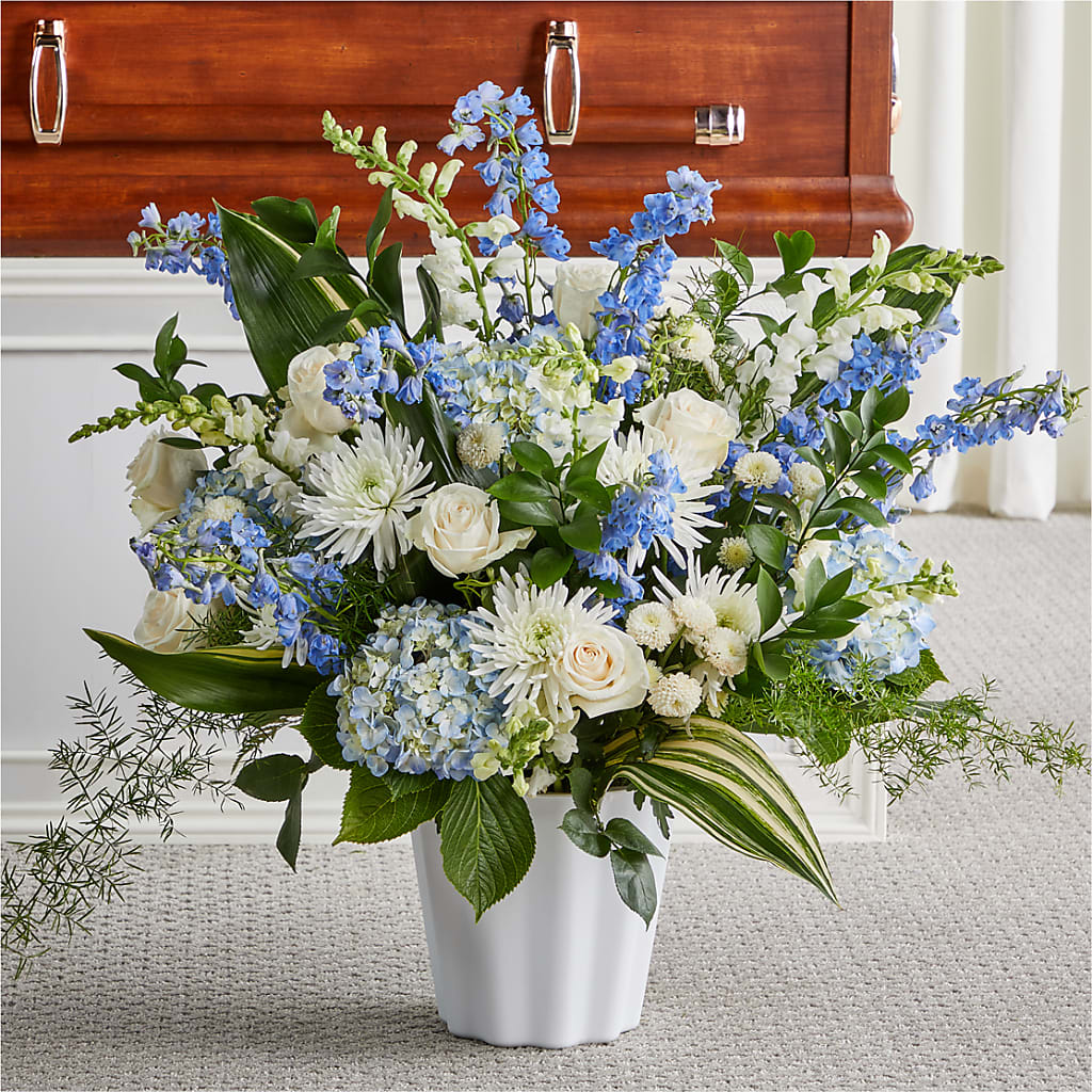 Everlasting Memories Floor Basket – BLOOMERS FLOWER & ASHLEY JO ANTIQUES, Corry PA