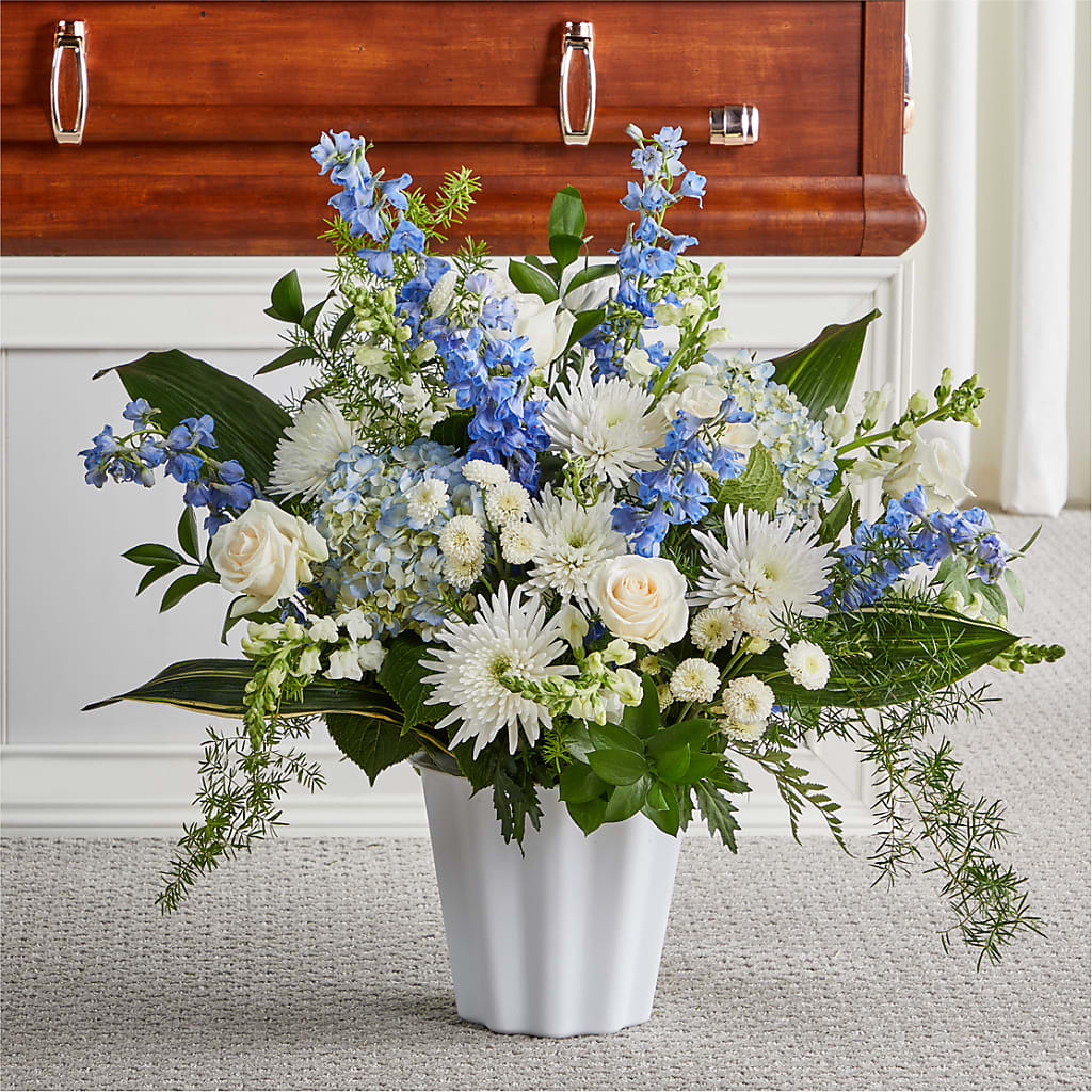 Everlasting Memories Floor Basket – BLOOMERS FLOWER & ASHLEY JO ANTIQUES, Corry PA