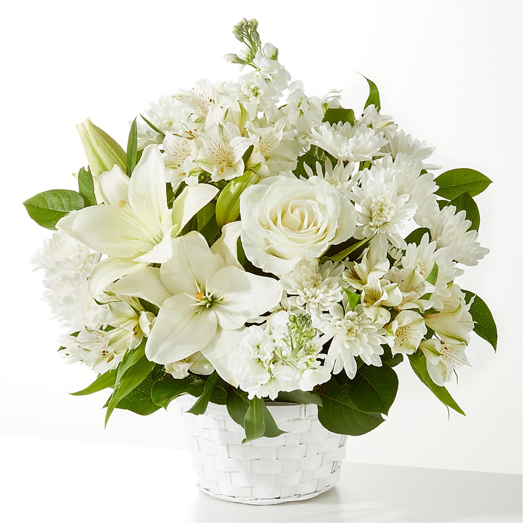 Peaceful Reflections Arrangement – BLOOMERS FLOWER & ASHLEY JO ANTIQUES, Corry PA