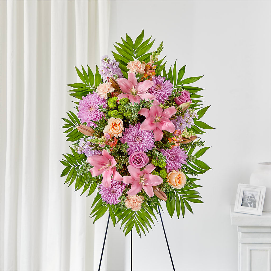 Love & Light Standing Spray – BLOOMERS FLOWER & ASHLEY JO ANTIQUES, Corry PA