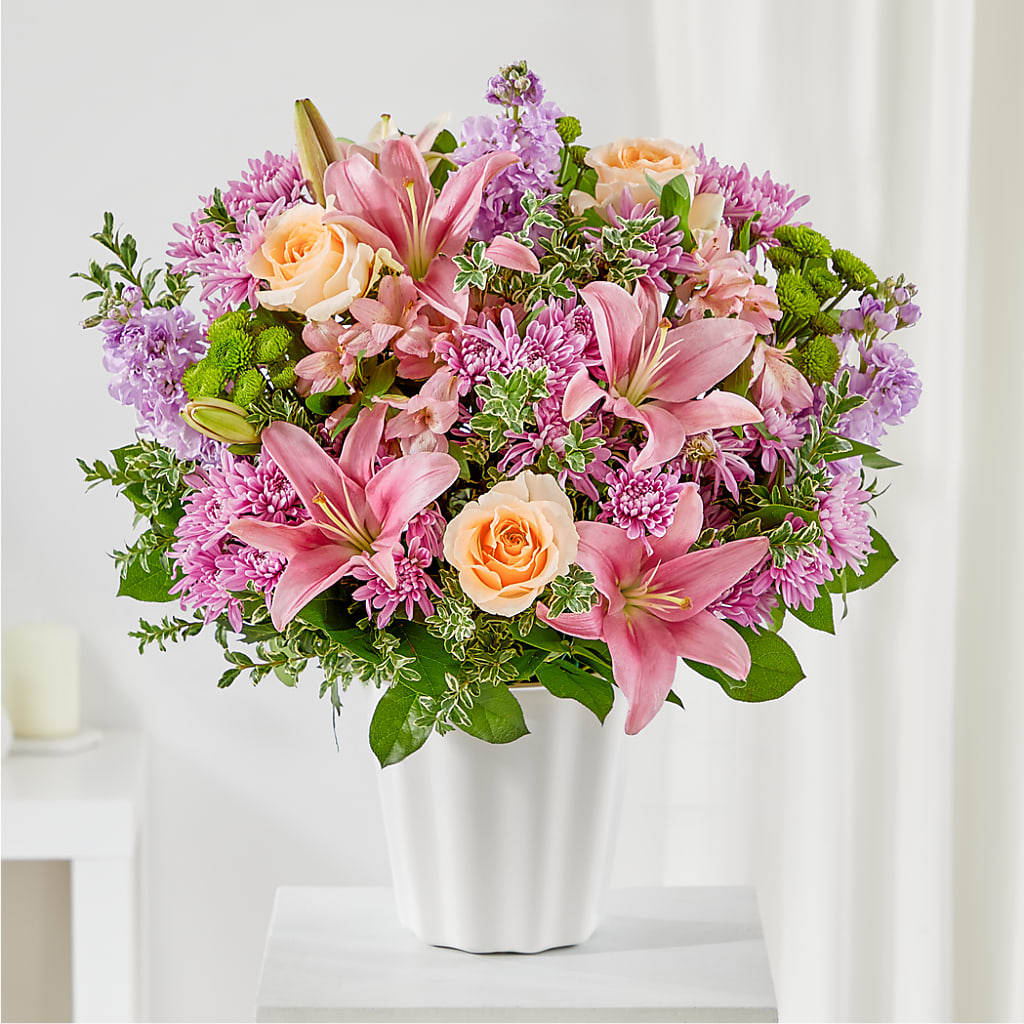 Supportive Embrace Tabletop Basket – BLOOMERS FLOWER & ASHLEY JO ANTIQUES, Corry PA