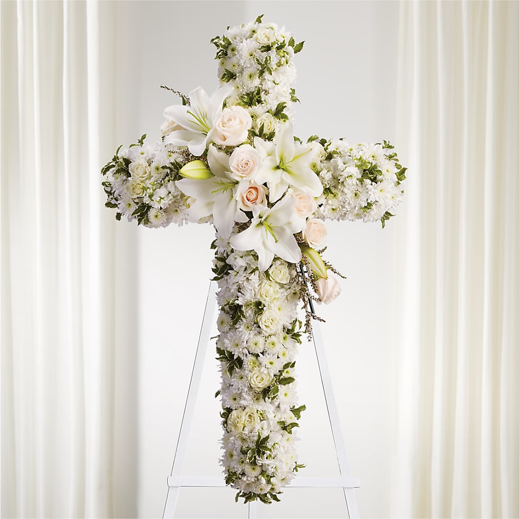 Spiritual Guidance Standing Spray – BLOOMERS FLOWER & ASHLEY JO ANTIQUES, Corry PA