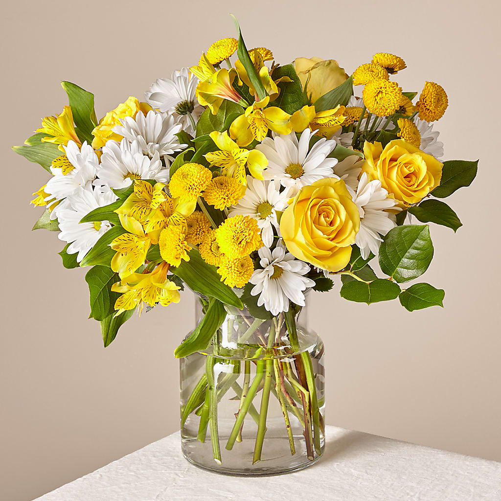 Sunny Sentiments Bouquet – BLOOMERS FLOWER & ASHLEY JO ANTIQUES, Corry PA