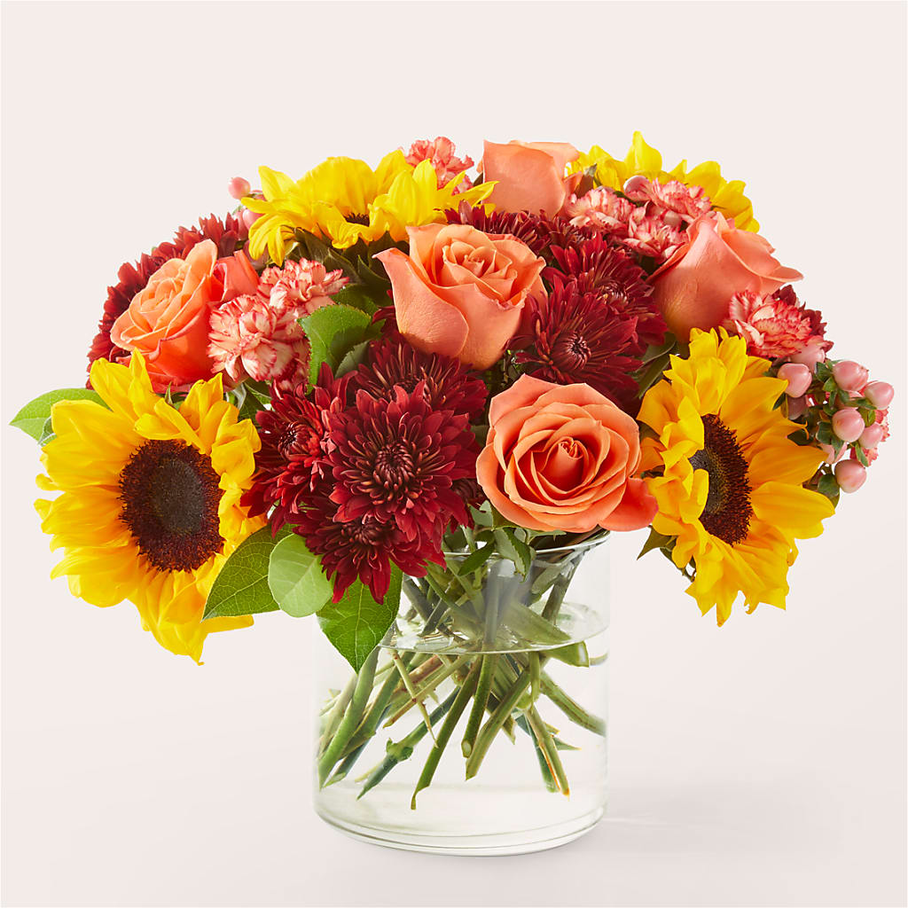 September Sunset Bouquet – BLOOMERS FLOWER & ASHLEY JO ANTIQUES, Corry PA