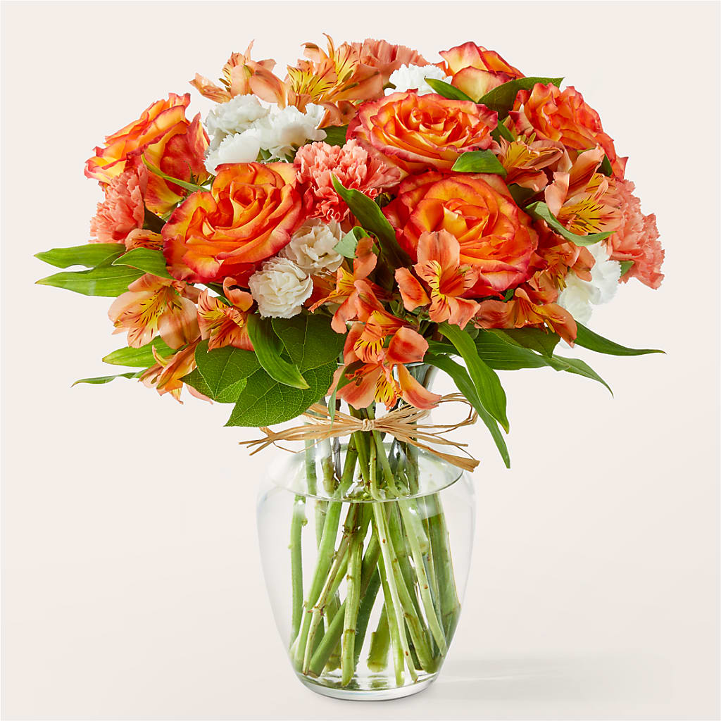 Apricot Glow Bouquet – BLOOMERS FLOWER & ASHLEY JO ANTIQUES, Corry PA