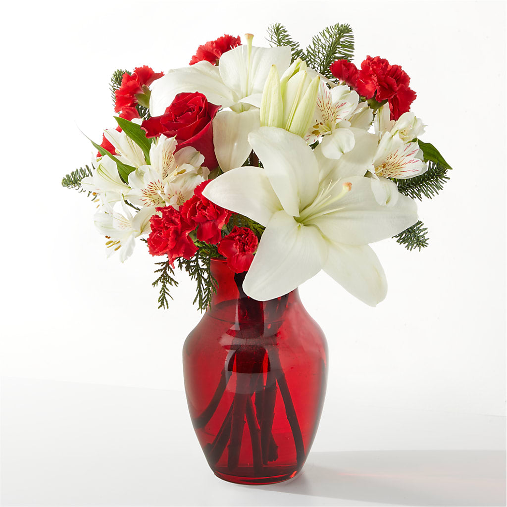 Holiday Season Bouquet – BLOOMERS FLOWER & ASHLEY JO ANTIQUES, Corry PA