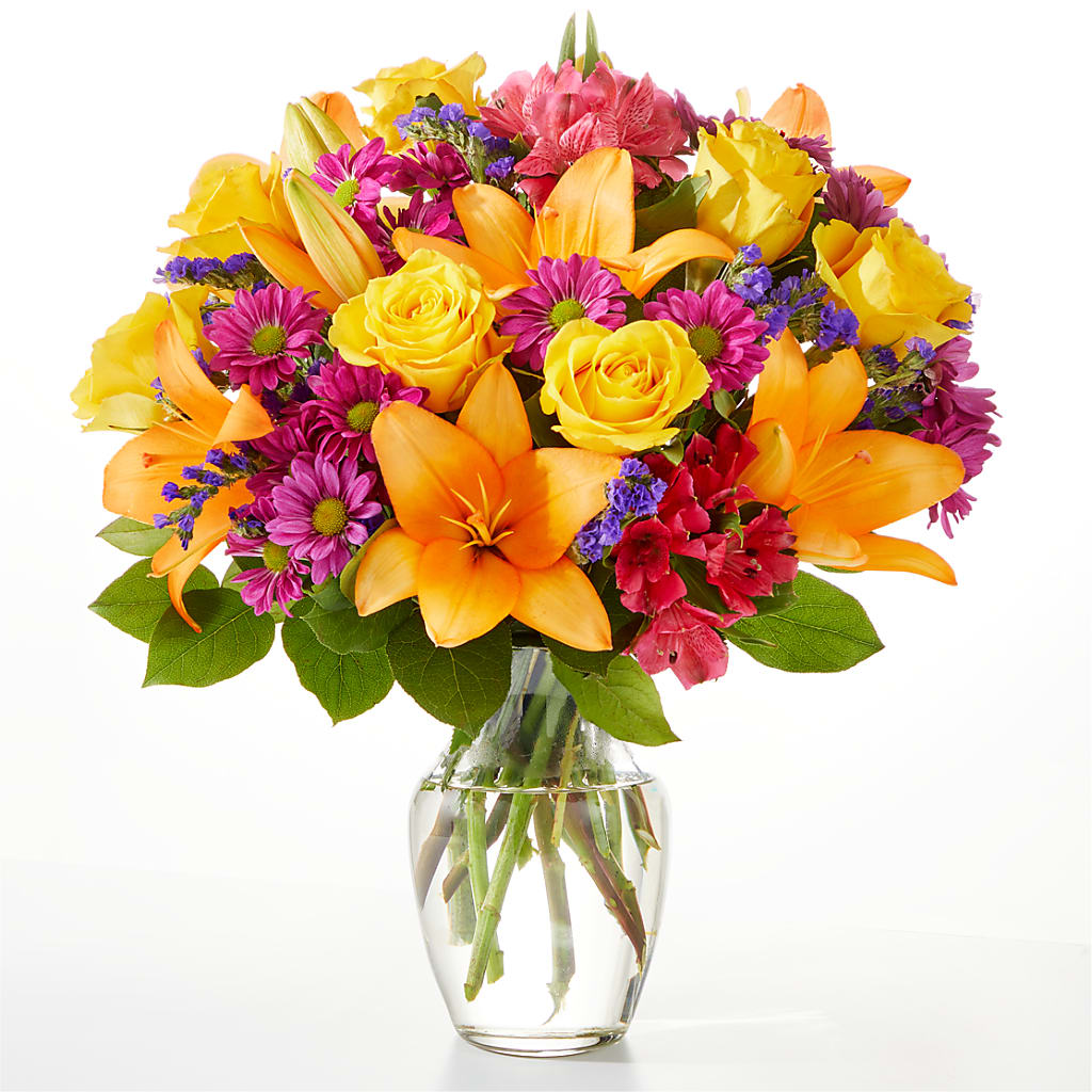 Colorful Visions Bouquet – BLOOMERS FLOWER & ASHLEY JO ANTIQUES, Corry PA