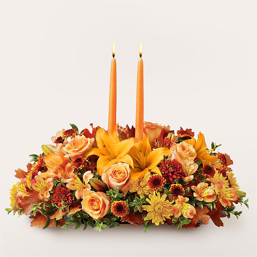 Traditions Centerpiece – BLOOMERS FLOWER & ASHLEY JO ANTIQUES, Corry PA