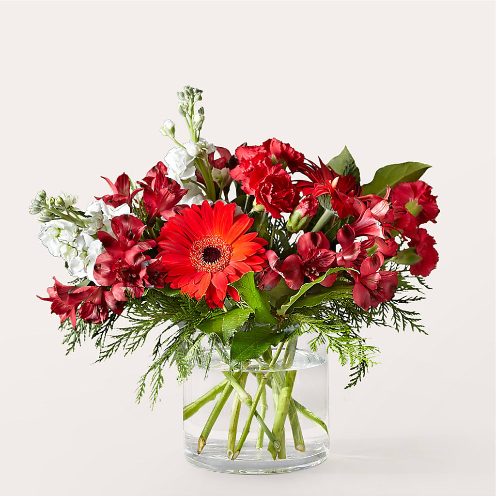 Holidaisy Bouquet – BLOOMERS FLOWER & ASHLEY JO ANTIQUES, Corry PA